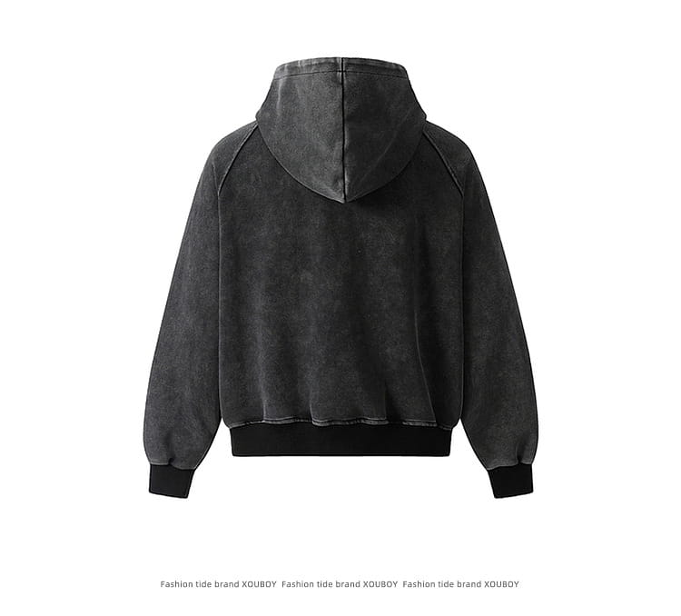 Solid Color Cardigan Hoodie for Men | same ANTHEM.