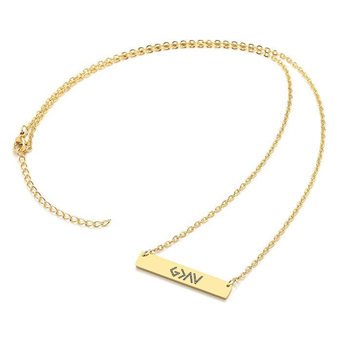 One Word Bar Pendant Necklace | Made for Lovers & Soulmates | same ANTHEM.