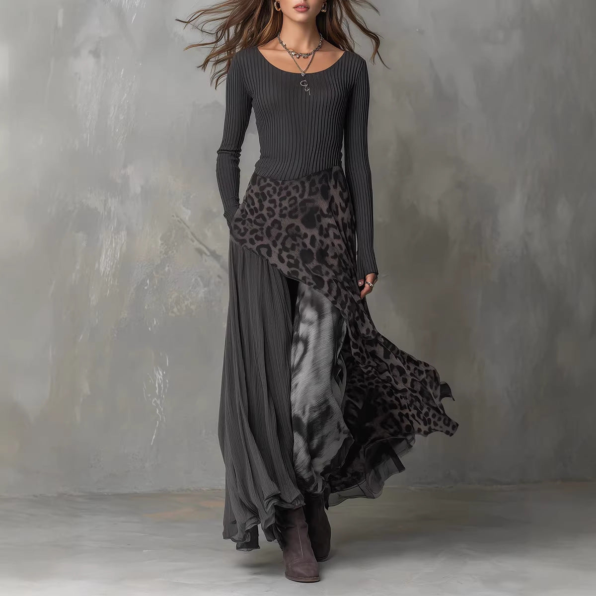Multi Layered Long Dress | same ANTHEM.