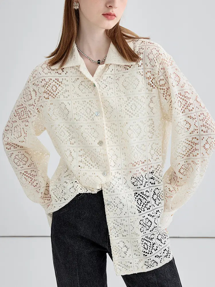 Elegant Lace Blouse | same ANTHEM.