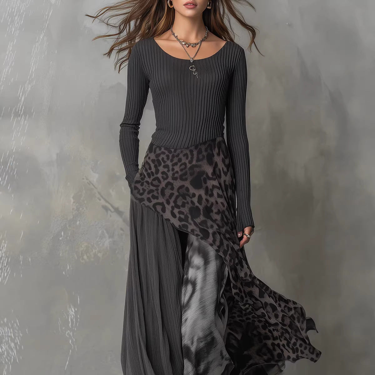 Multi Layered Long Dress | same ANTHEM.