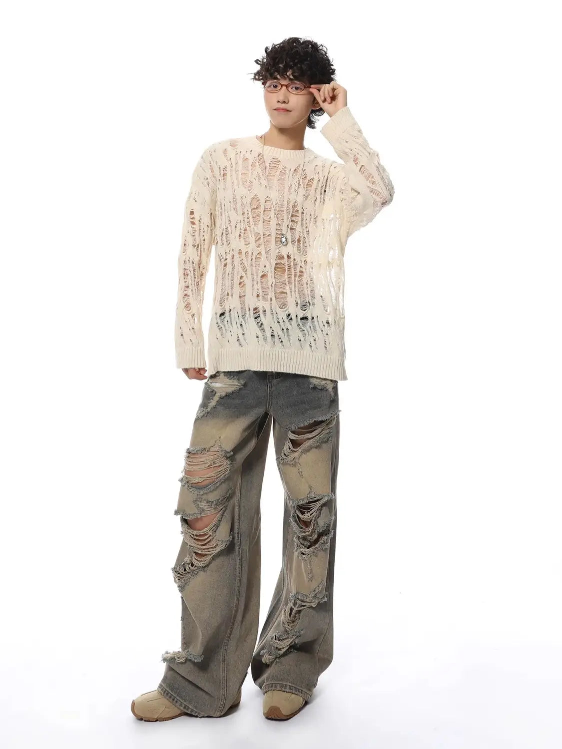 Hollow Out Pullover Sweater for Women | same ANTHEM. Soulmate Streetwear
