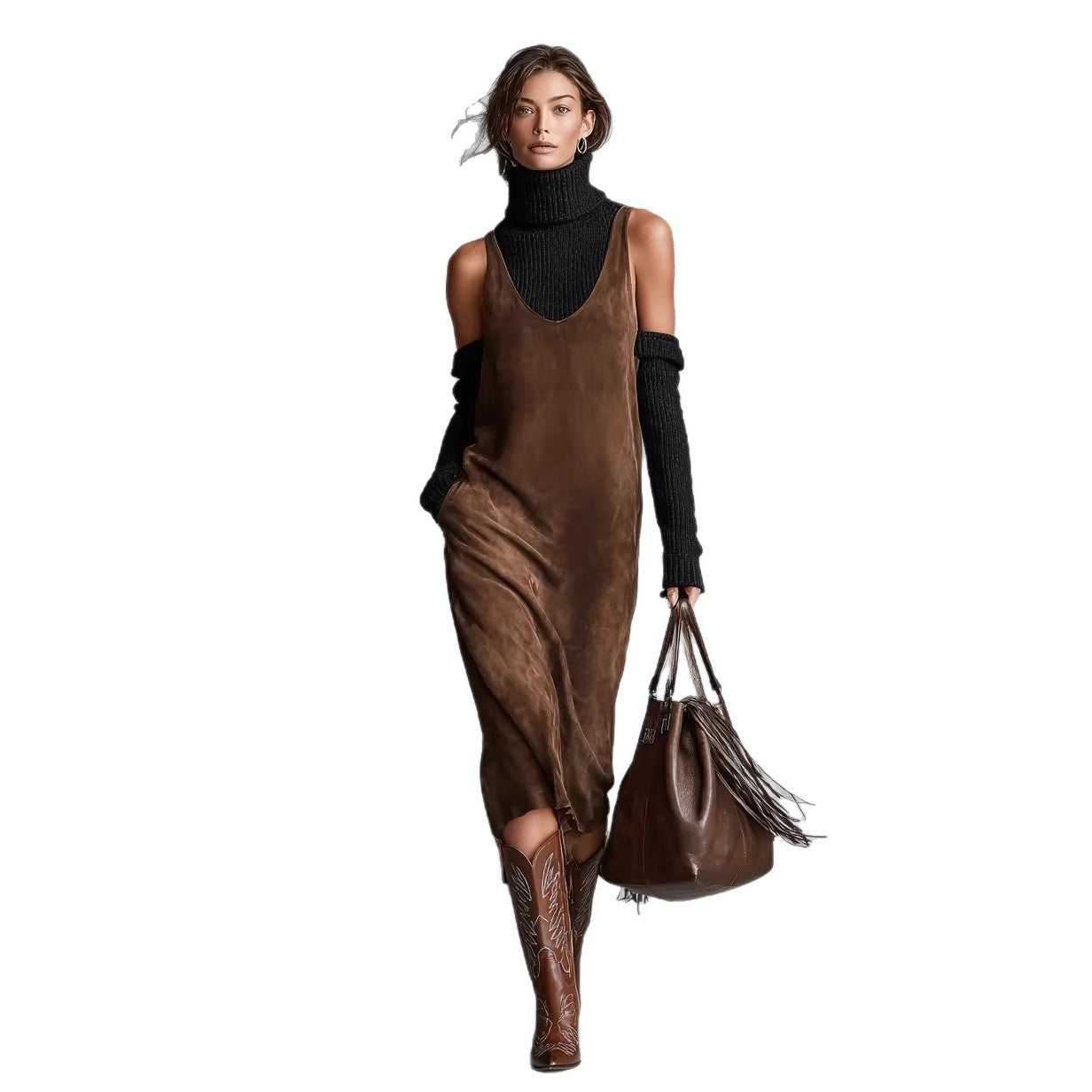 Casual Off Shoulder Long Dress | same ANTHEM.