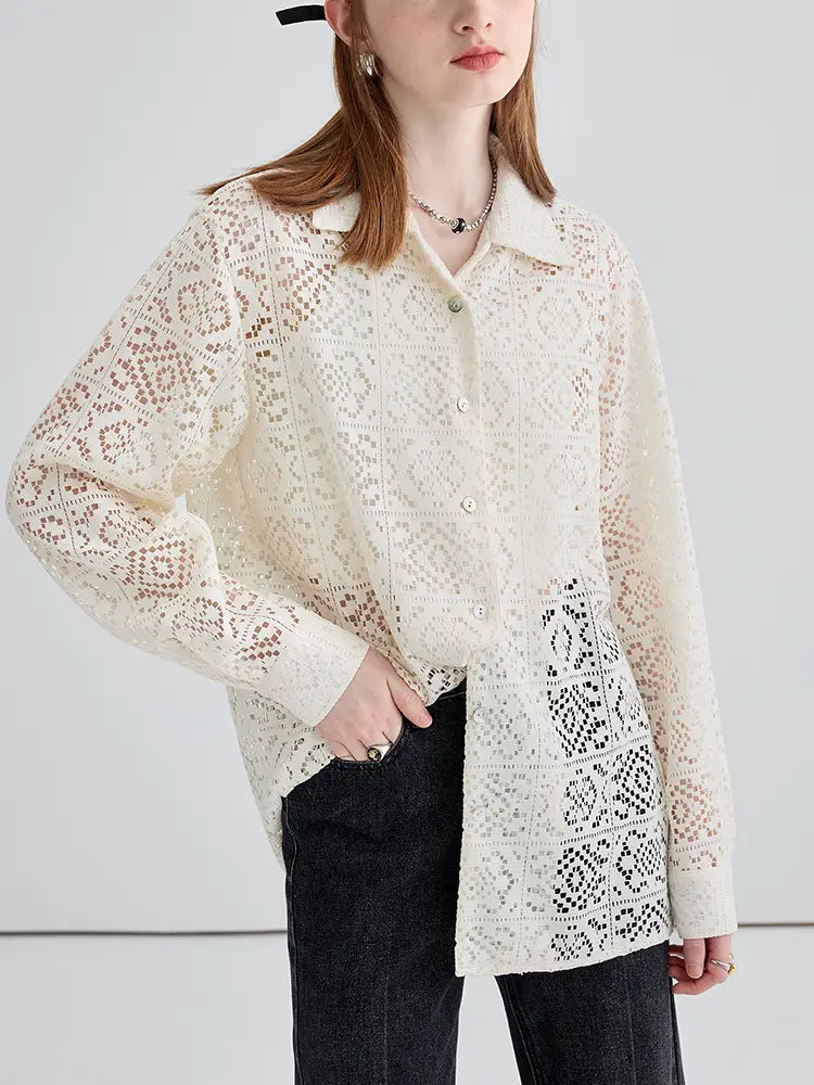 Elegant Lace Blouse | same ANTHEM.