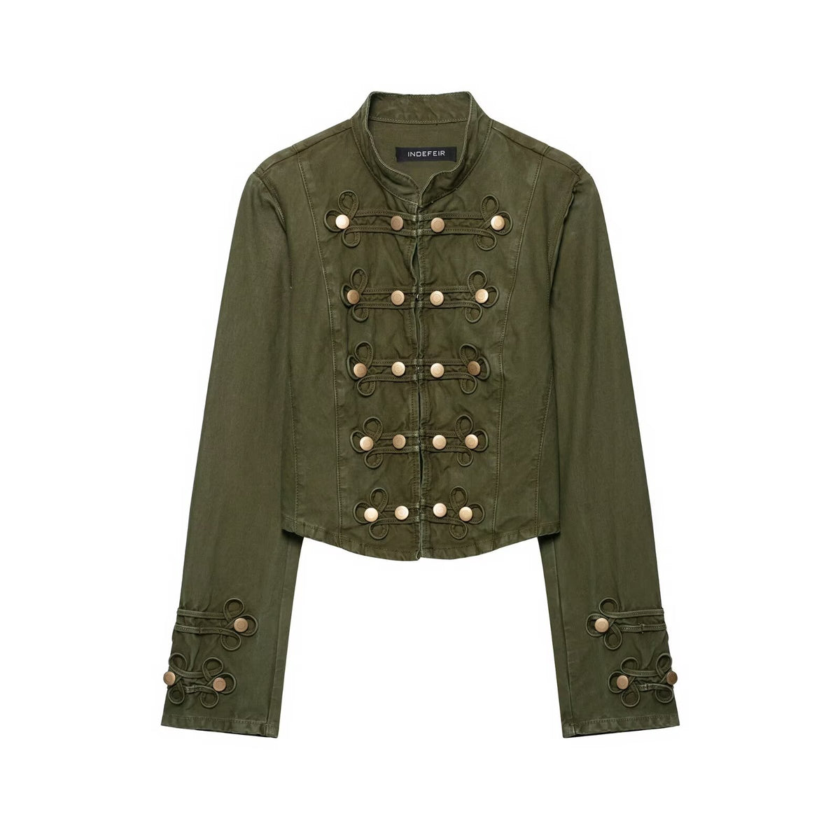 Denim Button Coat | same ANTHEM.