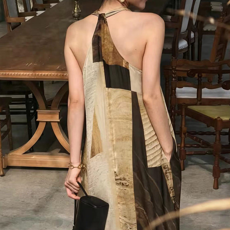 Draped Sleeveless Maxi Dress | same ANTHEM.