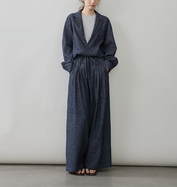 Linen Cotton Denim Set | same ANTHEM.