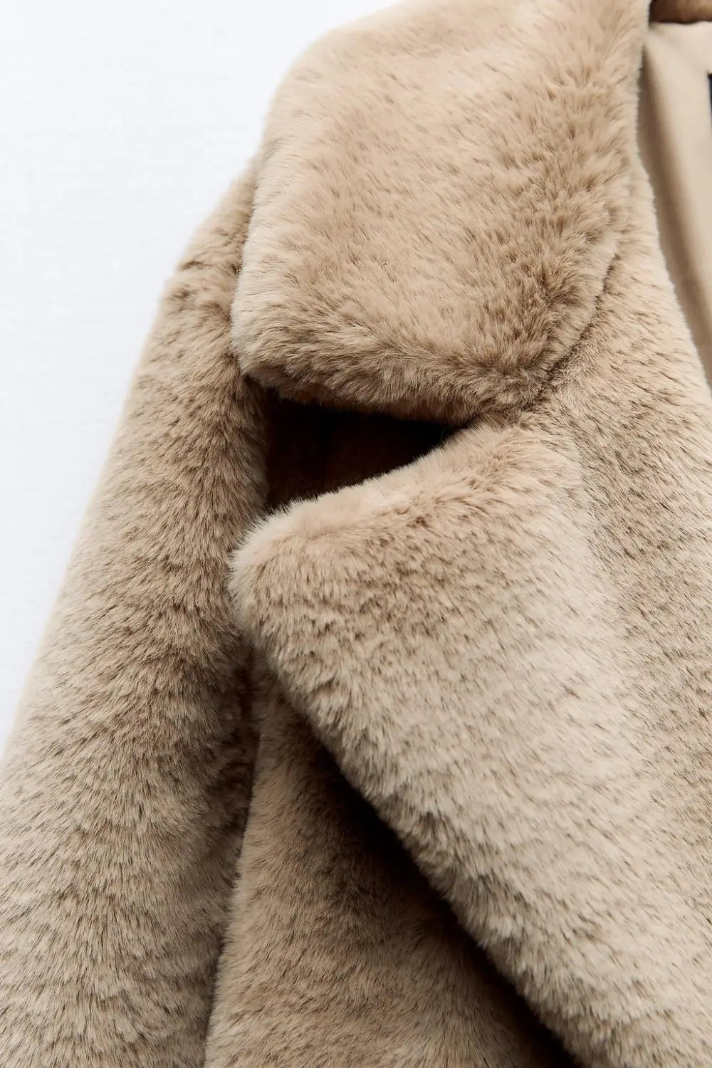 Fall Winter Fashion Artificial Fur Women’s Warm Mid-length Coat