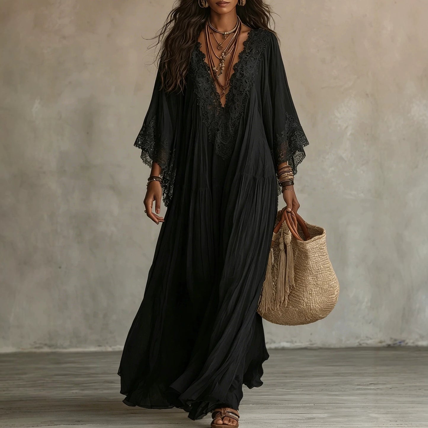 Boho Lace Beach Dress | same ANTHEM.