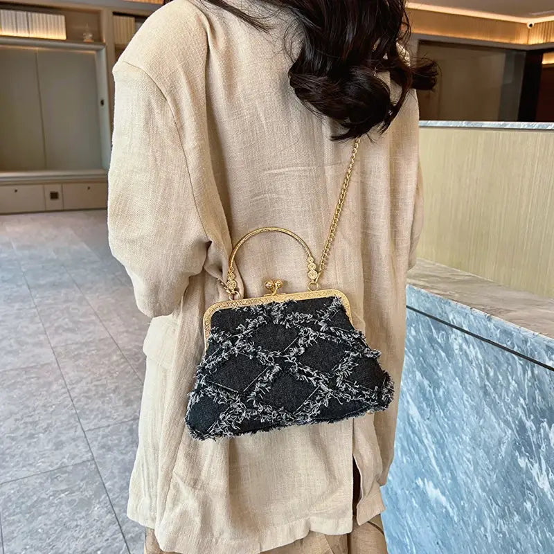 Small Denim Crossbody Bag – Travel Purse for Women | same ANTHEM.