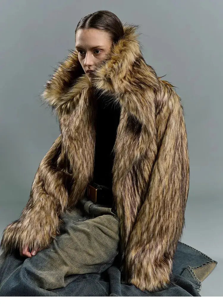 Big Lapel Fur Coat | same ANTHEM.