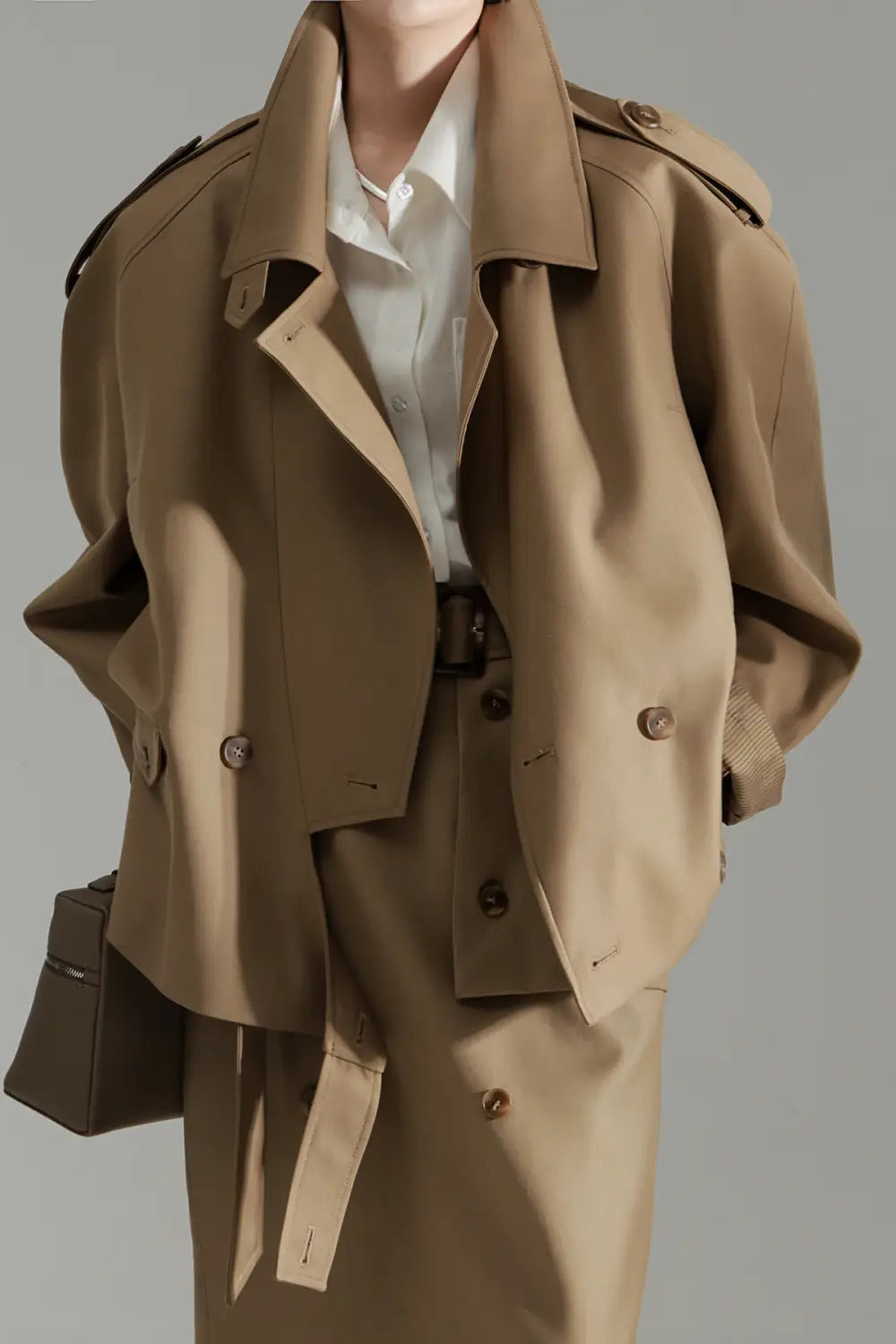 Loose Wide Retro British Trench Coat