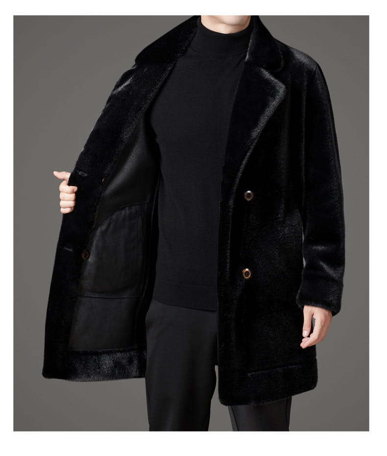 Reversible Mink Fur Coat for Men | same ANTHEM. Soulmate Streetwear