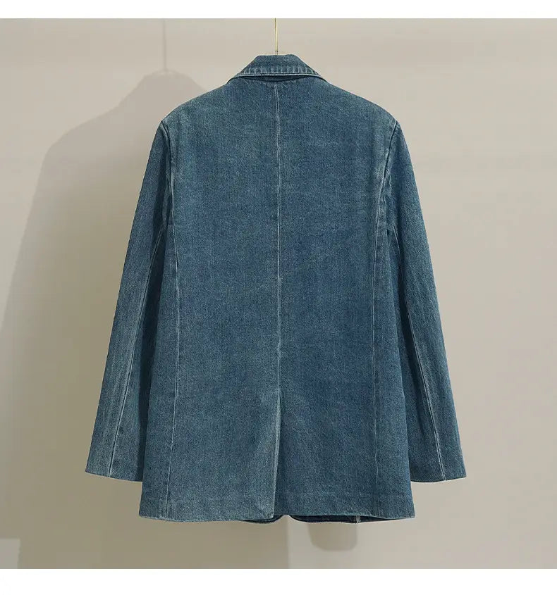 Denim Suit Jacket | same ANTHEM.