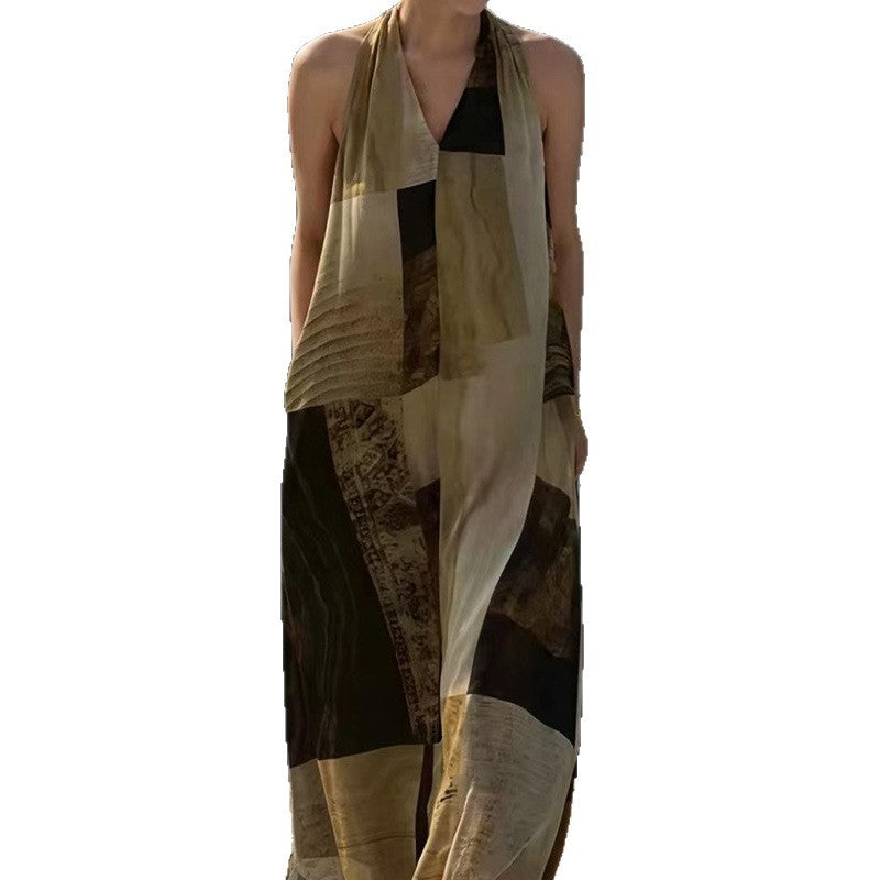 Draped Sleeveless Maxi Dress | same ANTHEM.