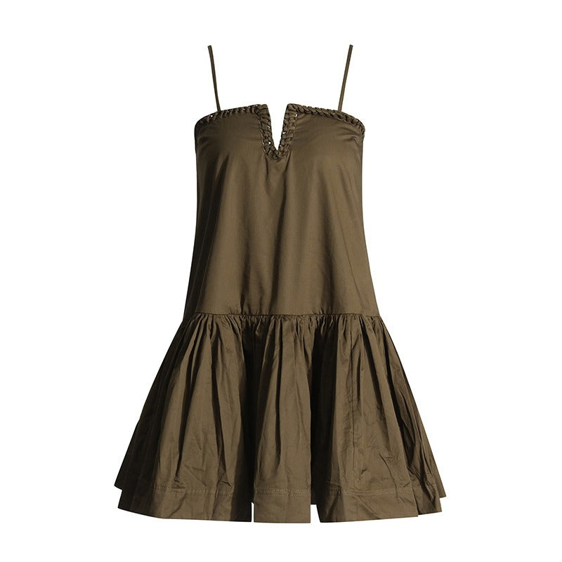 Casual Loose A-Line Ruffled Dress | same ANTHEM.