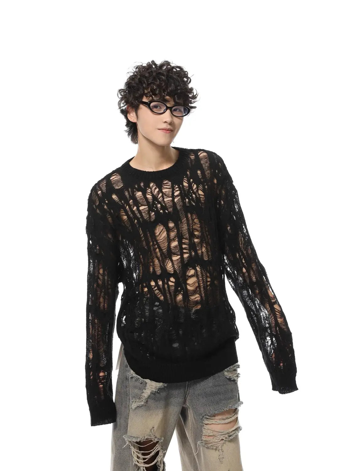 Hollow Out Pullover Sweater for Women | same ANTHEM. Soulmate Streetwear