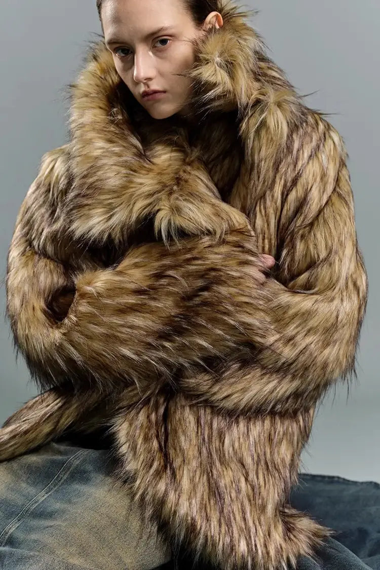 Big Lapel Fur Coat | same ANTHEM.