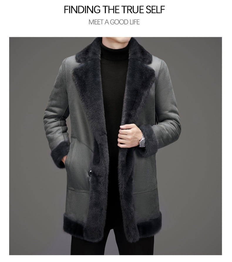 Reversible Mink Fur Coat for Men | same ANTHEM. Soulmate Streetwear