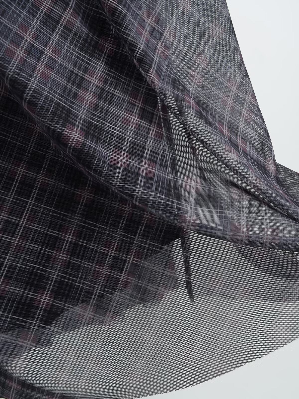 Plaid Meche Skirt | same ANTHEM.