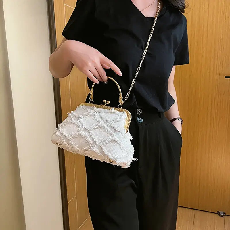 Small Denim Crossbody Bag – Travel Purse for Women | same ANTHEM.