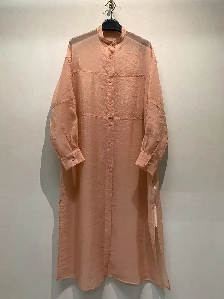 Loose Sheer Long Dress | same ANTHEM.