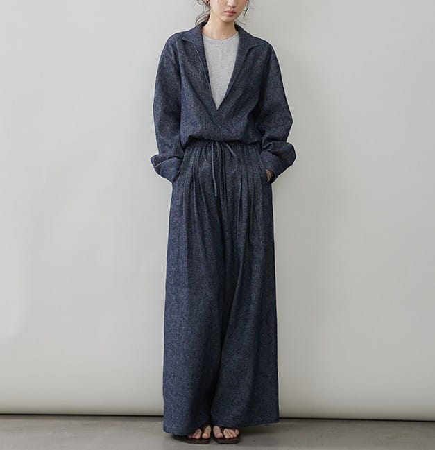 Linen Cotton Denim Set | same ANTHEM.