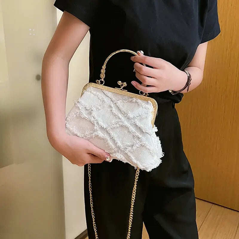 Small Denim Crossbody Bag – Travel Purse for Women | same ANTHEM.