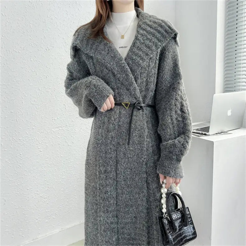 Long Knitting Cardigan for Women | same ANTHEM.