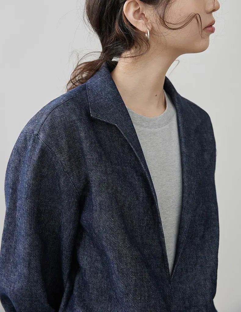 Linen Cotton Denim Set | same ANTHEM.