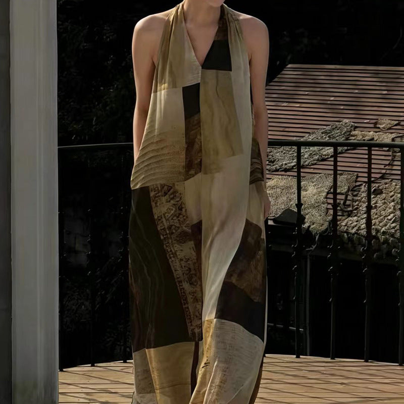 Draped Sleeveless Maxi Dress | same ANTHEM.