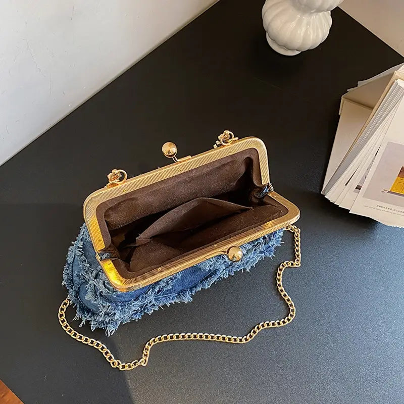 Small Denim Crossbody Bag – Travel Purse for Women | same ANTHEM.