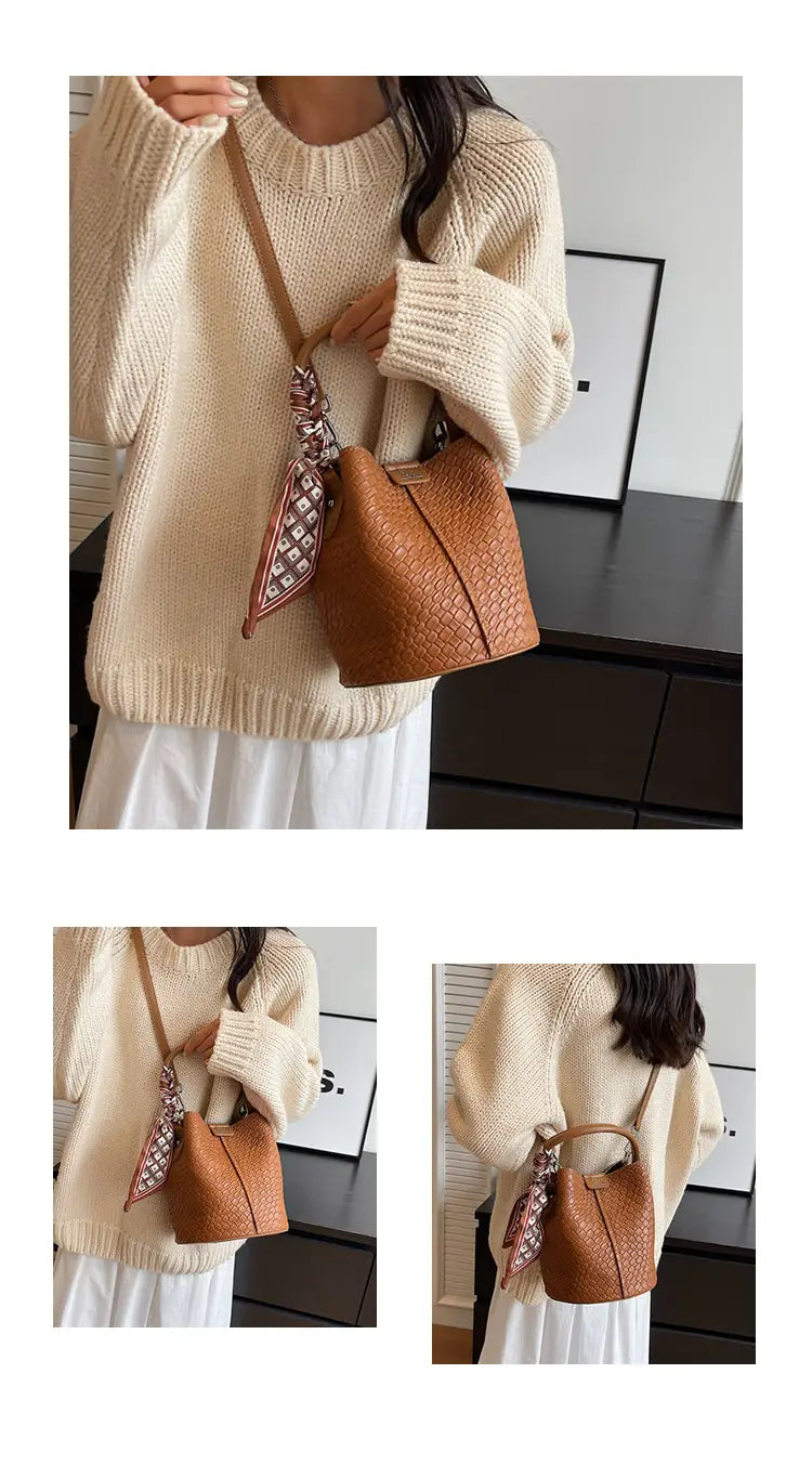 Woven Bucket Bag | same ANTHEM.