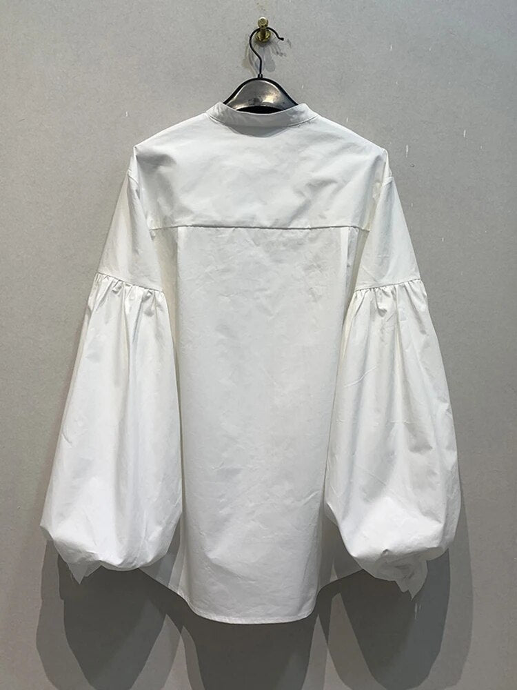 Casual Loose Lantern Shirt | same ANTHEM.