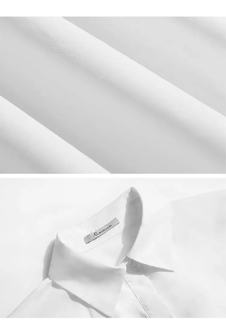 Long Sleeve Lapel Blouse | same ANTHEM.