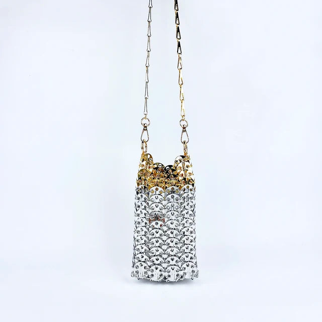 Metal Sequin Chain Bag | same ANTHEM.