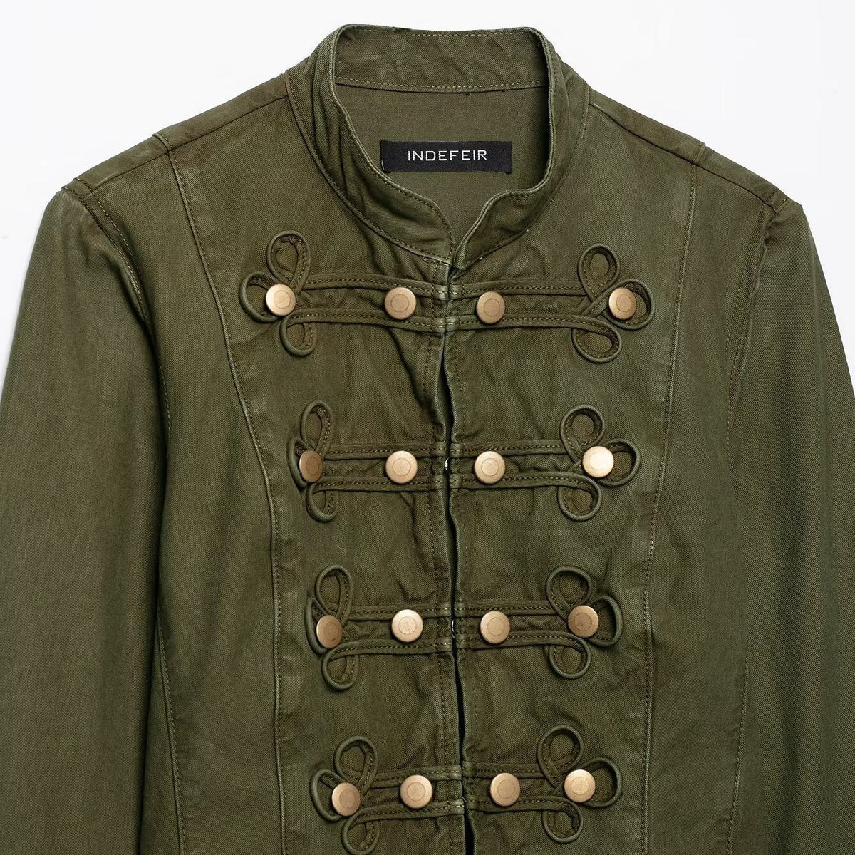 Denim Button Coat | same ANTHEM.