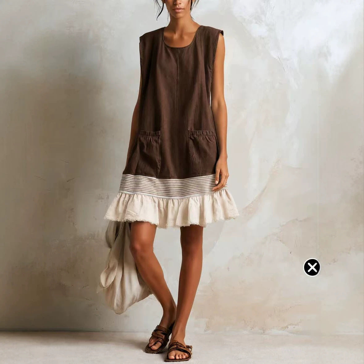 Casual Ruffle Dress | same ANTHEM.