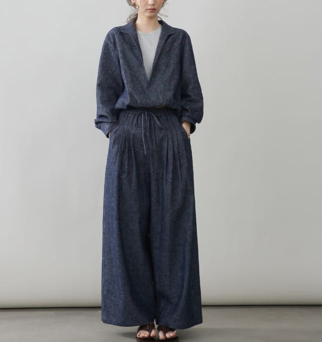 Linen Cotton Denim Set | same ANTHEM.