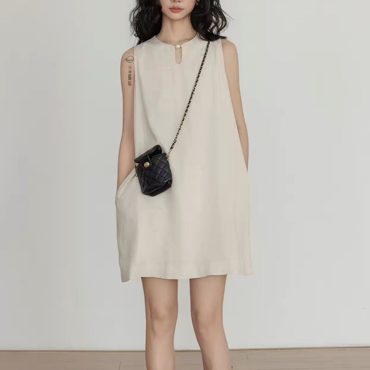 Wabi-Sabi Loose Mini Dress | same ANTHEM.