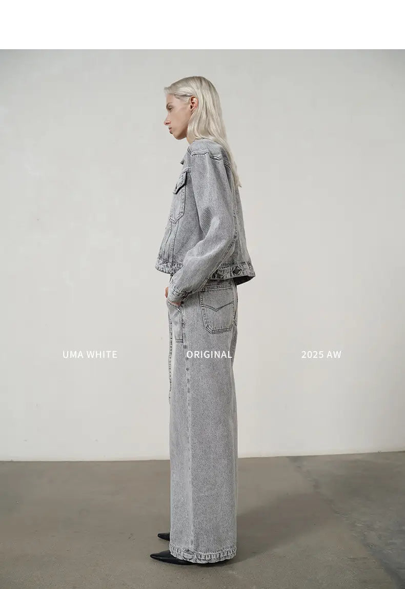 White Washed Wide-Leg Jeans Women | same ANTHEM. Soulmate Streetwear