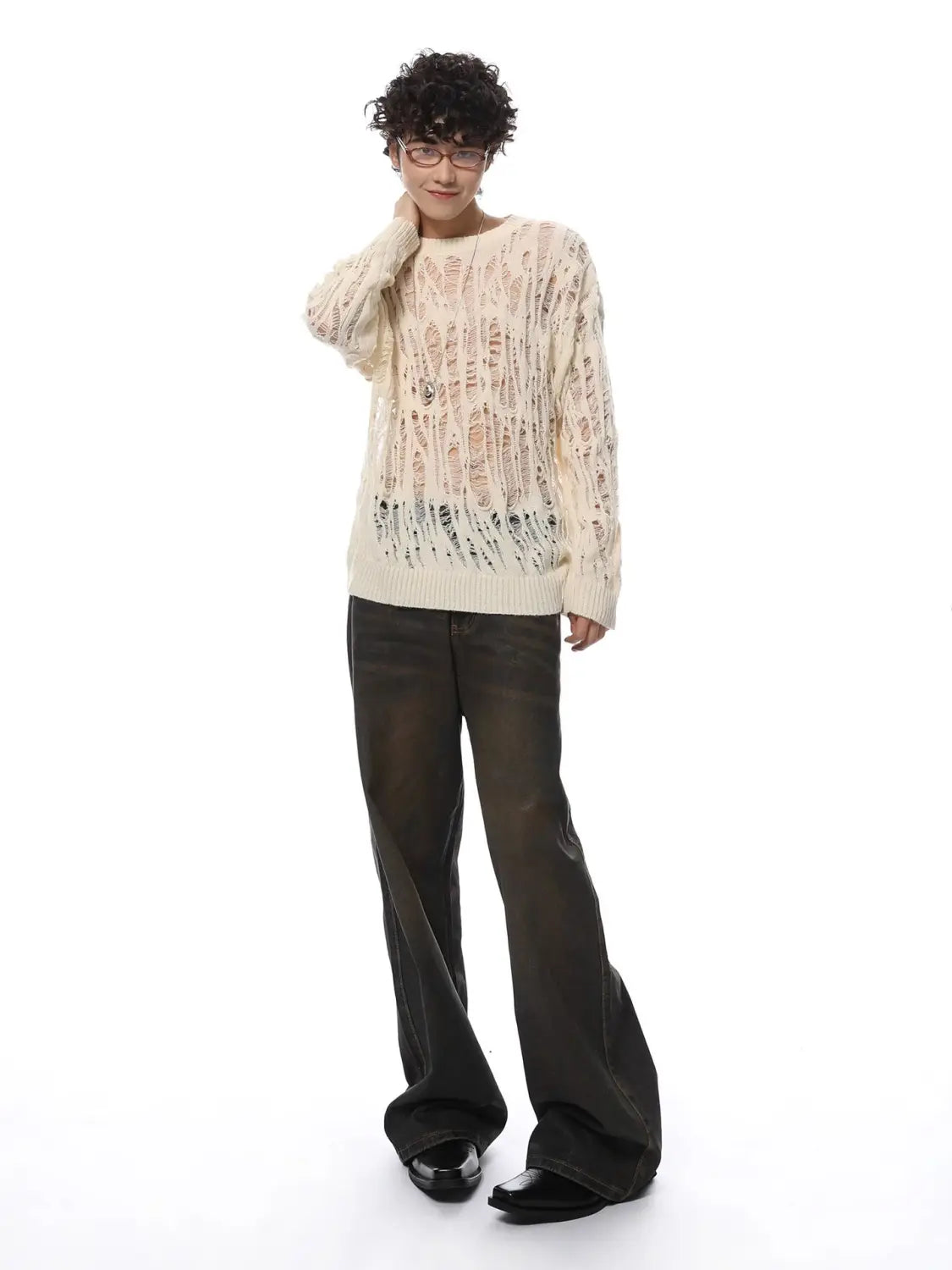 Hollow Out Pullover Sweater for Women | same ANTHEM. Soulmate Streetwear