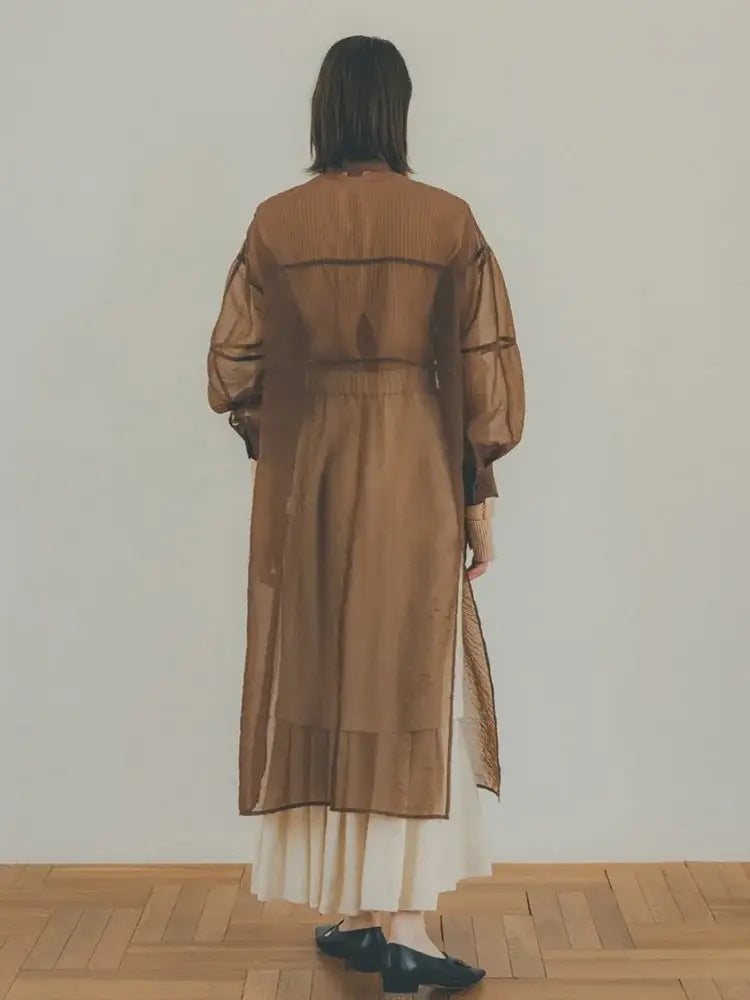 Loose Sheer Long Dress | same ANTHEM.