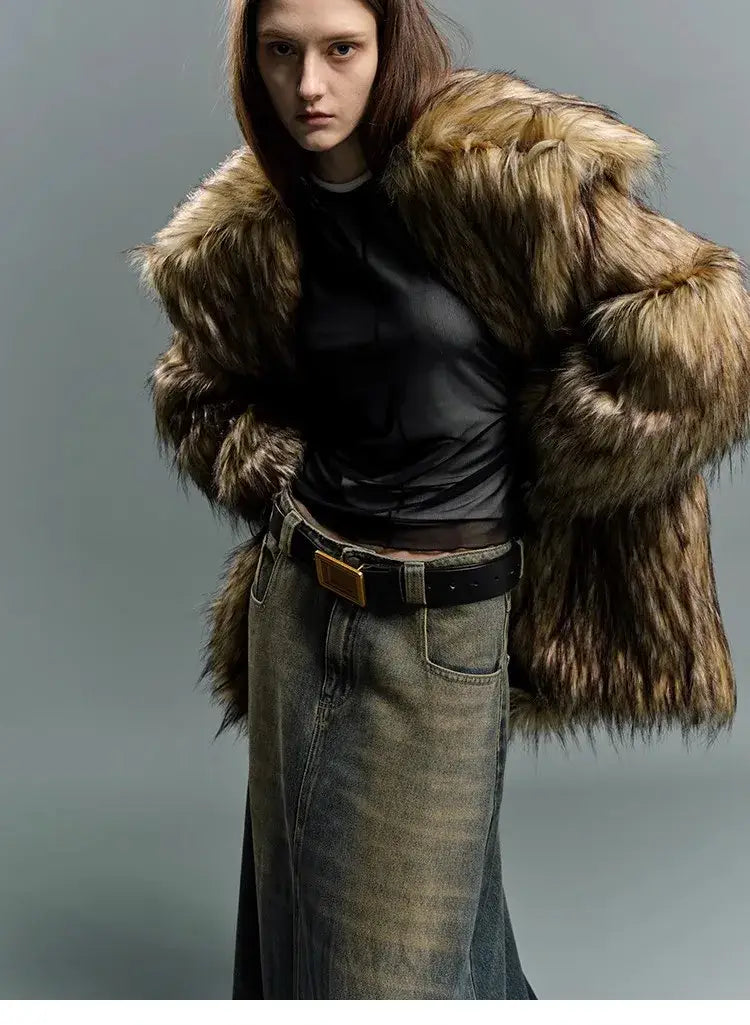 Big Lapel Fur Coat | same ANTHEM.
