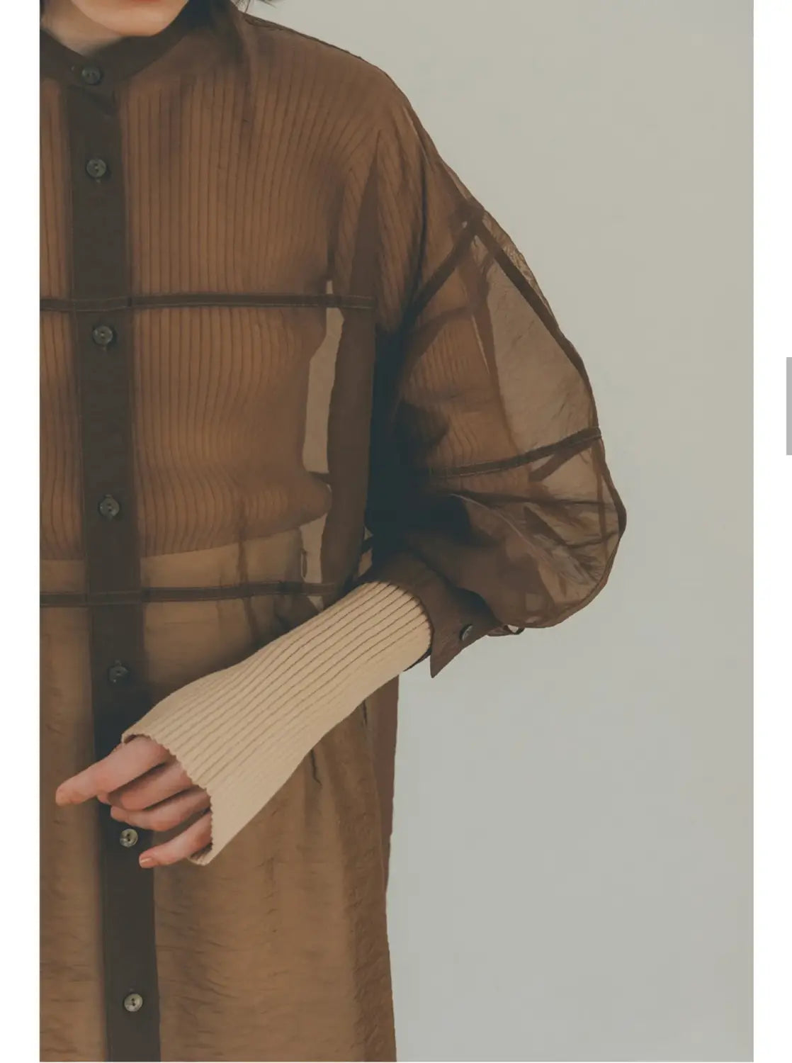 Loose Sheer Long Dress | same ANTHEM.