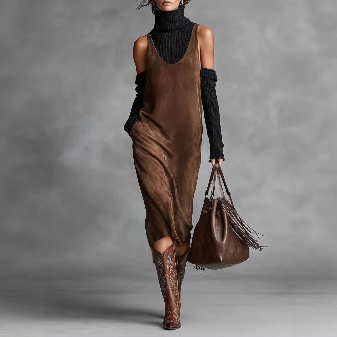Casual Off Shoulder Long Dress | same ANTHEM.