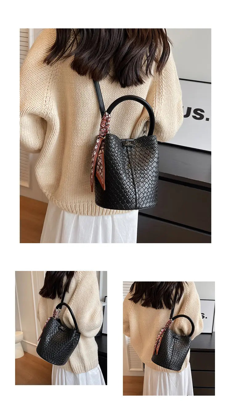 Woven Bucket Bag | same ANTHEM.