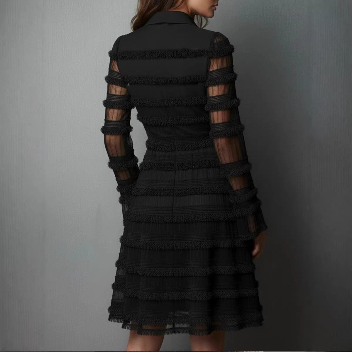 Versatile Fitted Pleated Dress | same ANTHEM.