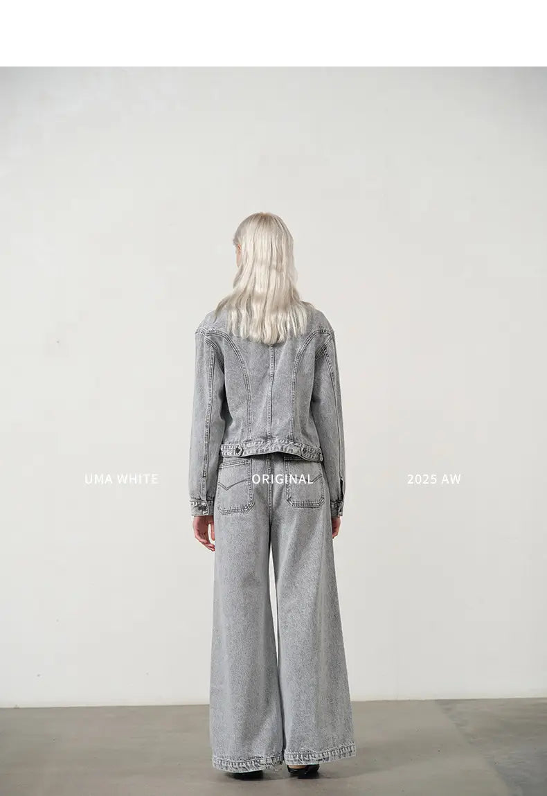 White Washed Wide-Leg Jeans Women | same ANTHEM. Soulmate Streetwear