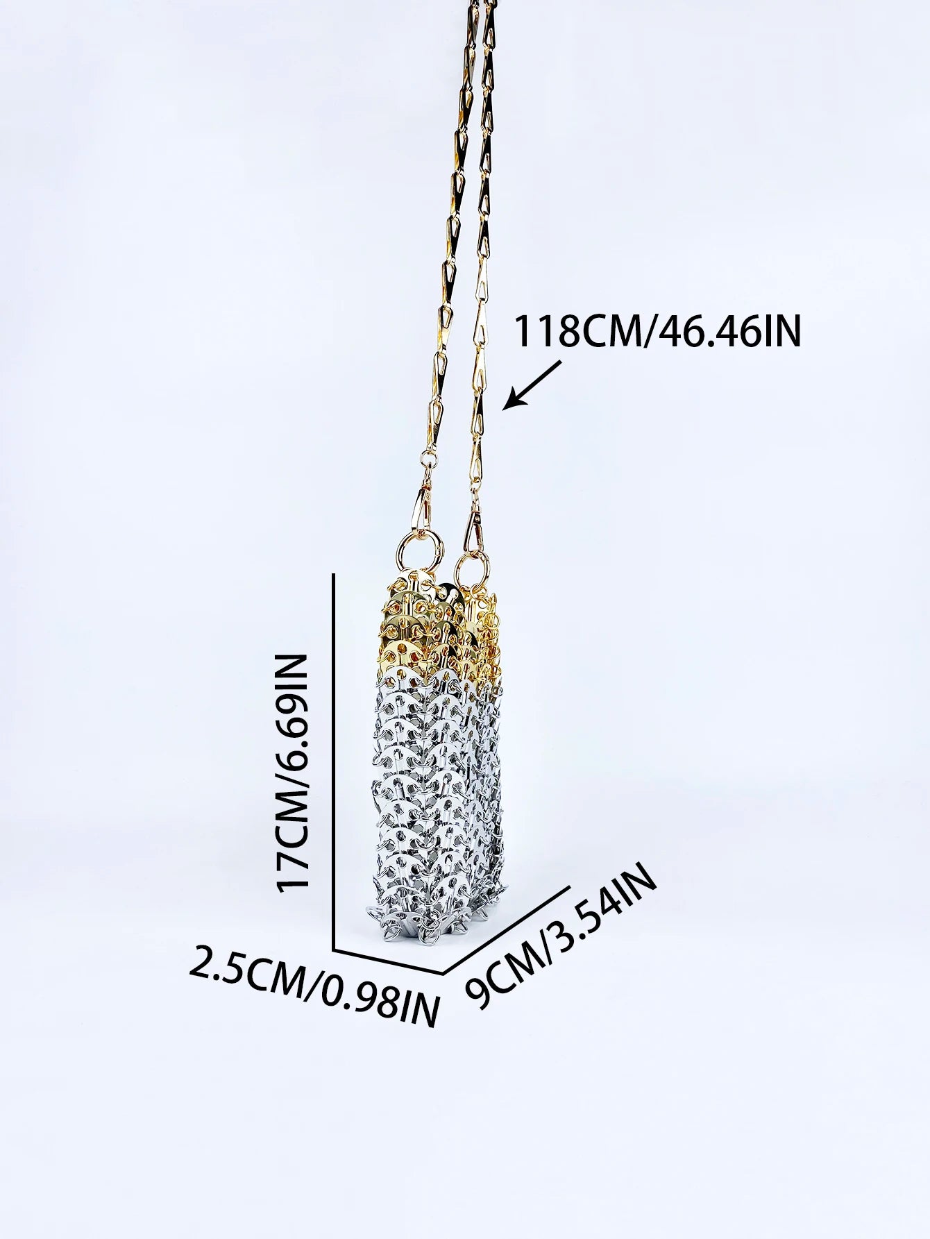 Metal Sequin Chain Bag | same ANTHEM.